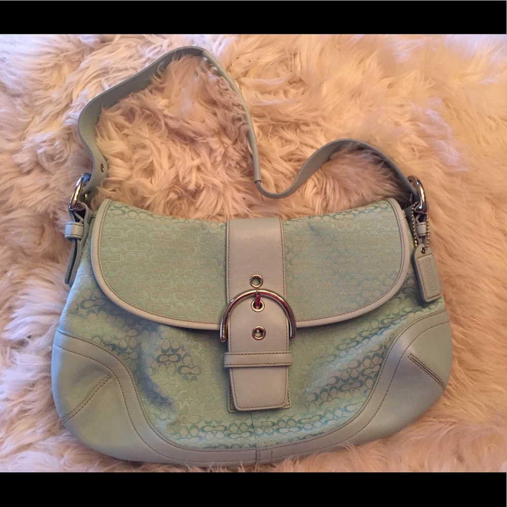 Authentic Baby Blue Coach